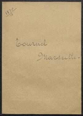 Dossier concernant un tableau offert en vente pour le Musée d’Art Moderne, par Marius C. Tournel ...