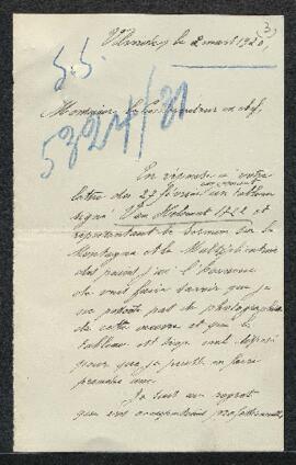 Dossier concernant un tableau de [Zeger Jacob ] van Helmont représentant Le sermon sur la montagn...