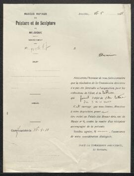 Dossier concernant une Marie Madeleine auteur non spécifié, tableau offert en vente par Mr Callae...