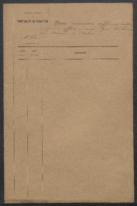 Dossier concernant plusieurs tableaux anciens, de Van der Neer, Berghem, Van Loo et Poussin, offe...