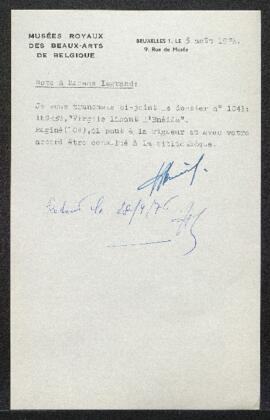 Dossier concernant trois œuvres de Jean Auguste Dominique Ingres acquises par le Département pour...