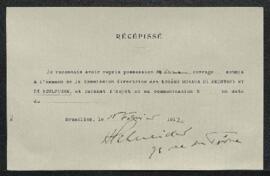 Dossier concernant un tableau, (auteur et sujet non précisés), offert en vente par Mr Schneider (...