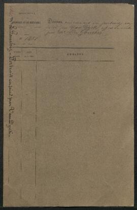 Dossier concernant un Portrait en pied par Antoon van Dyck, offert en vente par Léon Gauchez (Fra...