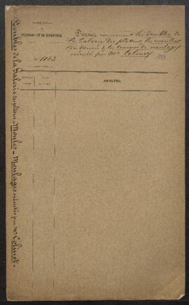 Dossier concernant les doubles de la galerie des plâtres, les moules appartenant au Musée, les tr...