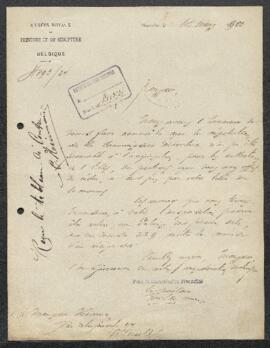 Dossier concernant un Portrait de Clément de Bavière, prince-évêque de Liège en habit de grand ma...