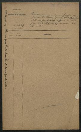 Dossier concernant trois œuvres provenant de la succession de Mr De Ram, recteur de l’Université de Louvain, offertes en vente par Mr A. Maricq (Bruxelles), à savoir le buste en pierre de France de Fénélon, archevêque de Cambrai par Godecharle et deux Portraits de fondateurs de l’abbaye d’Affligem. — Offres refusées.