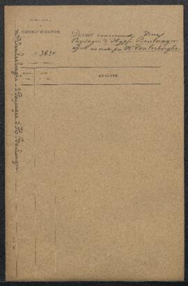 Dossier concernant deux Paysage (esquisses) attribués à Hippolyte Boulenger, offerts en vente par...