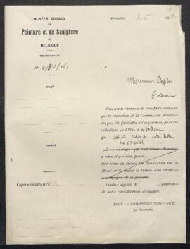 Dossier concernant divers tableaux anciens offerts en vente par Emmanuel Desplas (France, Bordeau...