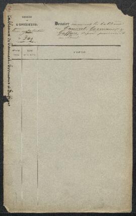 Dossier concernant trois tableaux déposés provisoirement au Musée, à savoir Ecce Homo de Canneel,...
