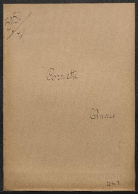 Dossier concernant une demande de Mr Cornette, conservateur en chef du Koninklijk Museum van Scho...