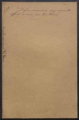 Dossier concernant deux aquarelles de Bettendorf, signées et datées 1885, représentant l’une Moul...