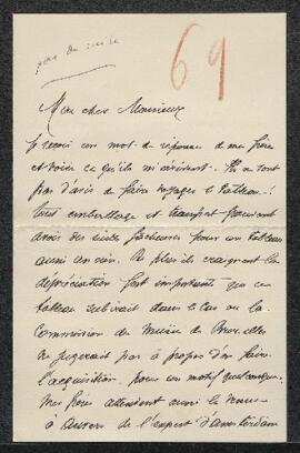 Dossier concernant un tableau ancien offert en vente par le baron de Vinck de Winnezeele (Anvers)...