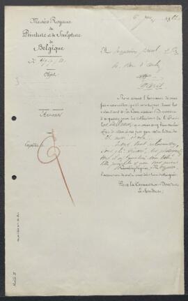 Dossier concernant un tableau de Adriaen van Ostade et un autre de Jan Wijnants, sujets non spéci...