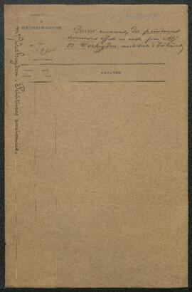 Dossier concernant quatre panneaux anciens offerts en vente par l’architecte A. Verheyden (Tirlem...