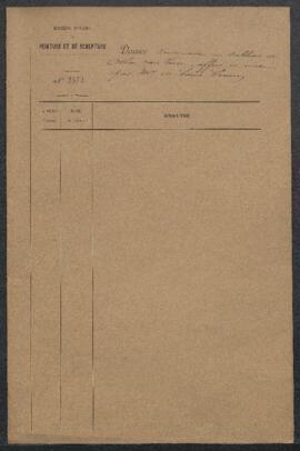 Dossier concernant une Marine attribuée à Otto van Veen appartenant à Alfred de Saint-Simon (Fran...