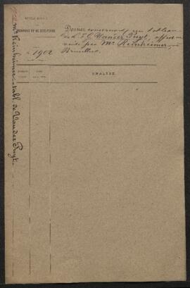 Dossier concernant un tableau signé L. F. G. Vander Puyt, daté 1779 et représentant un Portrait d...