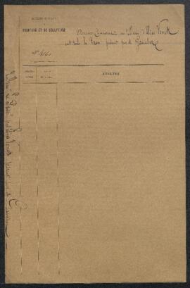 Dossier concernant un tableau d’Elias Vonck intitulé Le Paon, offert en vente par Mr Gauchez (Fra...
