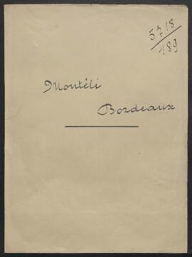 Dossier concernant une des éditions en bronze de la sculpture d’[Auguste] Rodin intitulée Le bais...