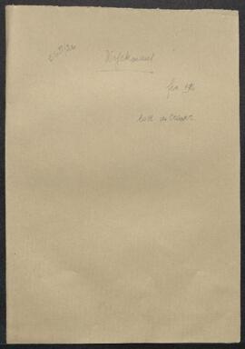 Lettre du marchand de tableaux E. Wyckmans (Bruxelles) offrant en vente un tableau de [Gaspar de]...