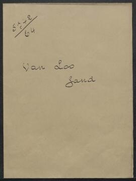 Dossier concernant un tableau de Jules Van Biesbroeck représentant La fortune de la terre, offert...