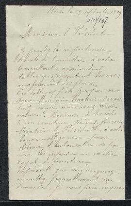 Dossier concernant deux tableaux d'Auguste Coghen représentant des Vases renfermant des fleurs, o...