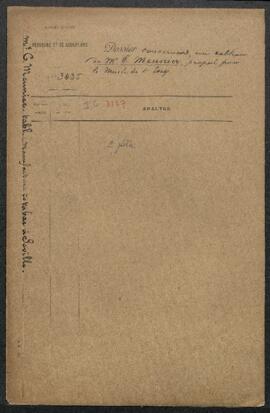 Dossier concernant le placement au Musée moderne du tableau de Constantin Meunier, Une manufactur...
