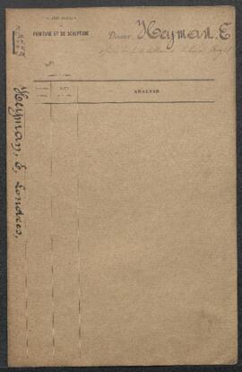 Dossier concernant une série de six tableaux peint sur cuivre représentant des Sujets religieux (...