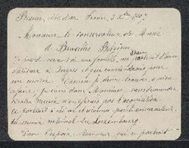 Dossier concernant un Portrait d’homme tableau attribué à Ingres [prénom ?], offert en vente par ...