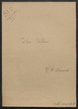 Dossier concernant une attribution de trois tableaux appartenant à Mr Callens (St Amandsberg). — ...