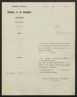 Dossier concernant une Jeune fille bourgeoise, panneau de Pourbus [prénom?], Mars désarmé par Vén...