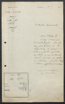 Dossier concernant les dons faits par Mlle Euphrosine Beernaert en 1898 (inv. 3434, 3441 et 3442)...