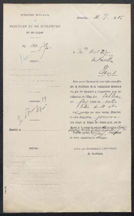Dossier concernant La Première Dent tableau attribué à Charles Baugniet, offert en vente par Dési...