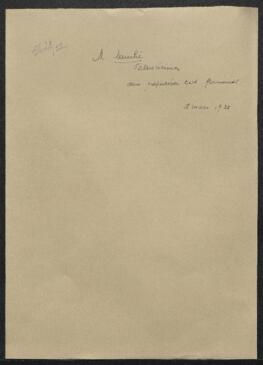 Dossier concernant une demande d’expertise de deux tableaux anciens donnés l’un à l’école flamande et l’autre à l’école italienne, demande de Mr F. Membré (France, Valenciennes).