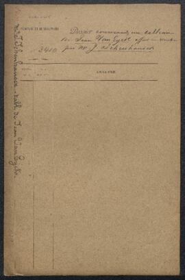 Dossier concernant un tableau de Jan van Eyck, offert en vente par Mr J. Ichenhaüser (Angletterre...