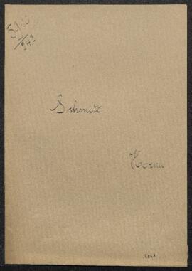 Dossier concernant une Femme appuyée sur une colonne, tableau attribué à C. Bonnard et au sujet d...