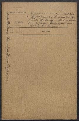 Dossier concernant le Portrait de la famille de Linge peint en 1837 par Dyckmans, offert en vente...