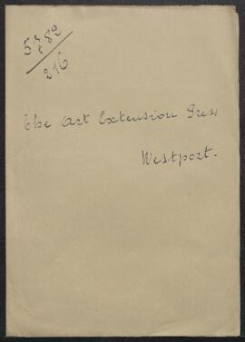 Dossier concernant une demande de renseignements de The Art Extension Press Inc (Etats-Unis, Conn...