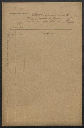 Dossier concernant un Portrait d’homme peint par [Antoine] Wiertz, offert en vente par Louis Van ...