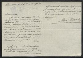Dossier concernant un tableau de Henri De Braekeleer daté 1860, (sujet non spécifié), offert en v...