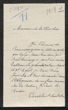 Dossier concernant un tableau daté 1695 (sujet non mentionné), offert en vente par Mlle Weustenra...