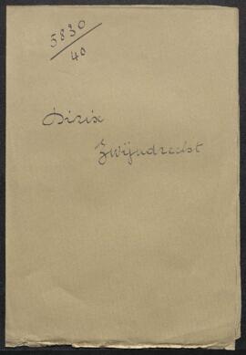 Dosssier concernant une demande d’Alfred Dirix (Zwijndrecht) désirant connaître l’auteur de deux ...