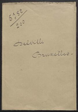 Dossier concernant le vol de six oeuvres de Mme Joly à l'exposition des Beaux-Arts de Bruxelles e...