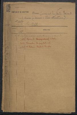 Dossier concernant trois œuvres acquises par le Musée à la vente Kums (Anvers, 17-18-20/05/1898),...