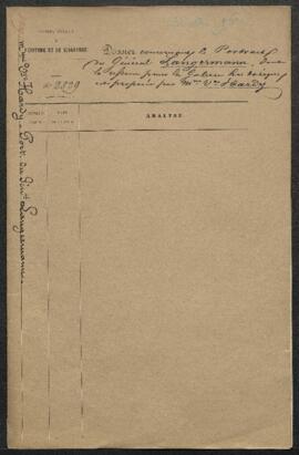 Dossier concernant le Portrait du général Langermann, commandant des avant-postes de l’armée belg...