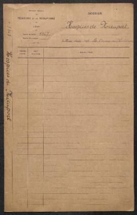Dossier concernant Les œuvres de Miséricorde / La distribution des pains, grande toile datée 1655...