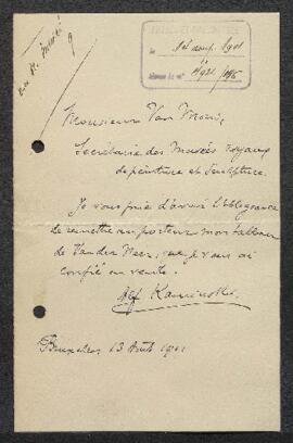 Dossier concernant un tableau de Aart van den Neer signé, sujet non spécifié, offert en vente par...