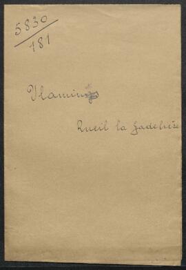 Dossier concernant La neige et Les fleurs, tableaux de Maurice [de] Vlaminck, offerts en vente pa...