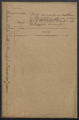 Dossier concernant un tableau de Brueghel, monogrammé et daté, représentant une Kermesse et un au...