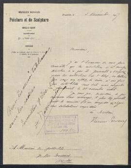 Dossier concernant deux tableaux donnés à Roelandt Savery offerts en vente par Mr D. Rotschild (B...