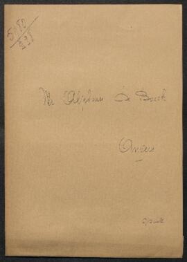 Dossier concernant La Fileuse, tableau de Evert Larock, offert en vente par Mr Alph. De Boeck (Br...